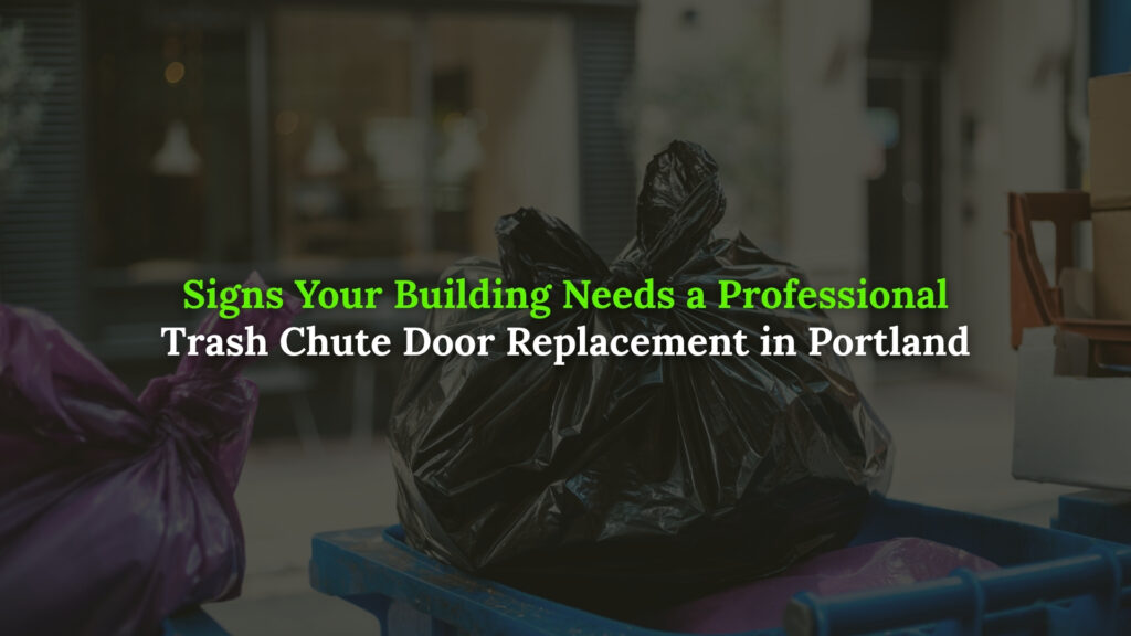 Trash chute door replacement Portland