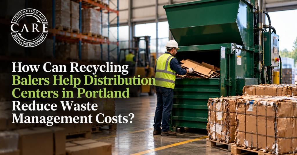 Recycling balers for distribution centers Portland
