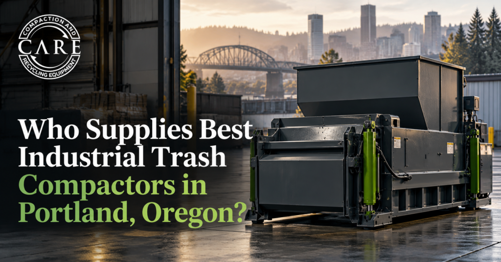Industrial trash compactor supplier Portland